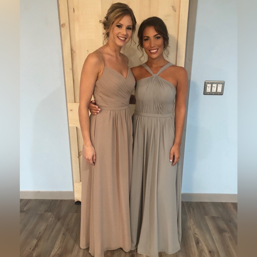 Azazie Jacey Dress Silver